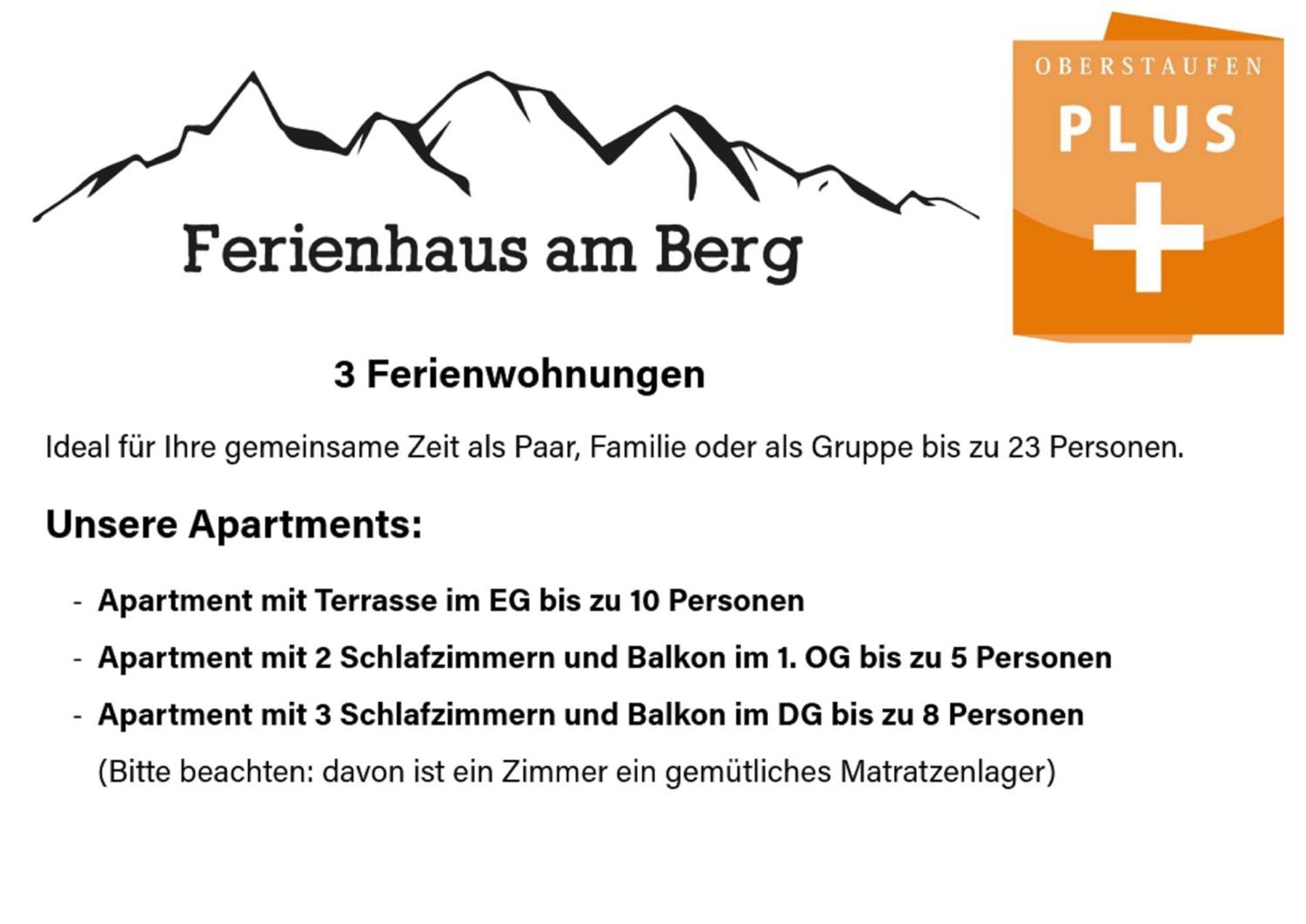 Ferienhaus Am Berg Oberstaufen Exterior photo